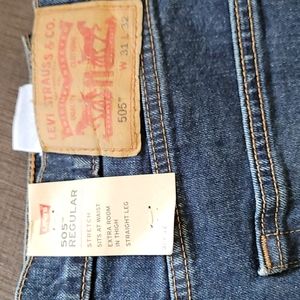 New Levi 505 regular men's jeans